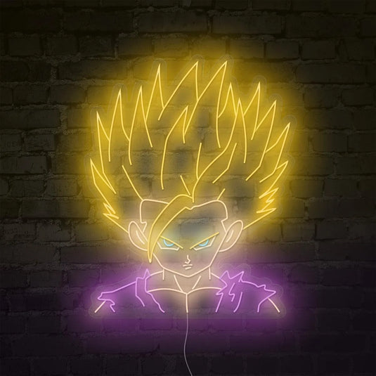 Enseigne neon LED Gohan Dragon Ball Z