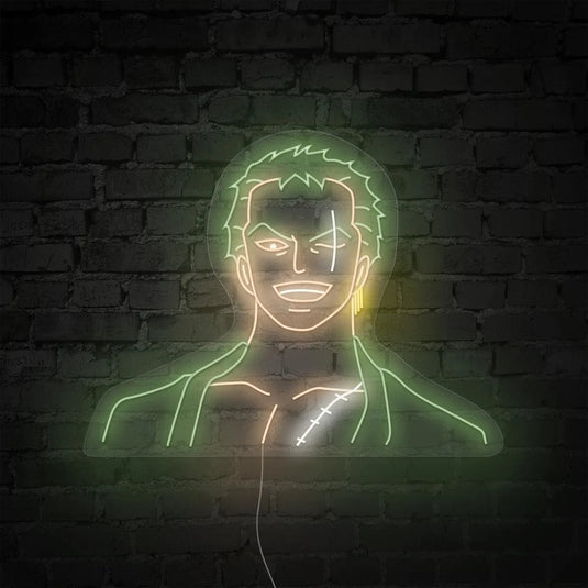 enseigne neon led zoro one piece