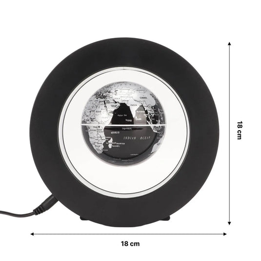 globe terrestre lumineux flottant 