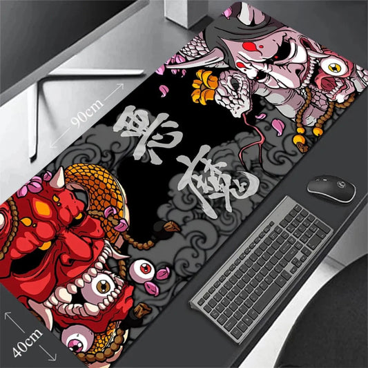 grand tapis de souris xxl demon japonais anime