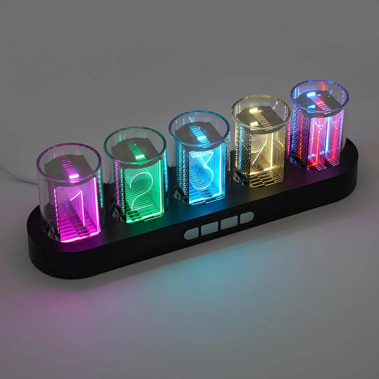 horloge nixie led rgb tube numerique