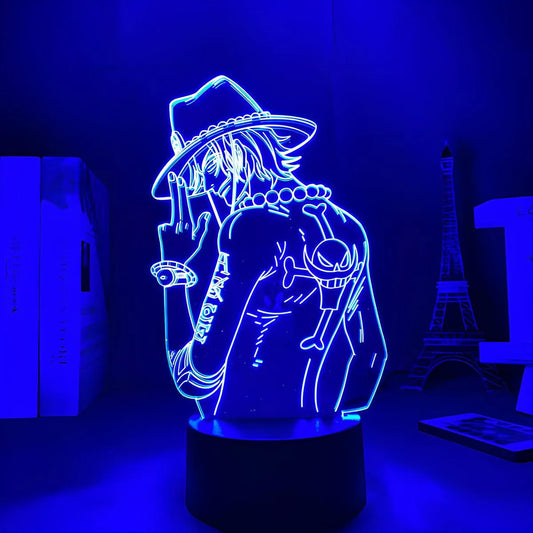 lampe led 3d ace one piece veilleuse