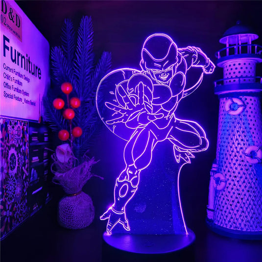 Lampe 3D LED Freezer Dragon Ball Z