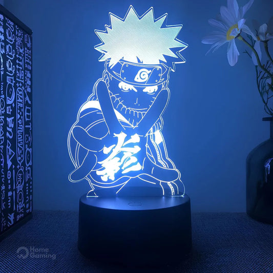 Lampe 3D LED Naruto anime manga