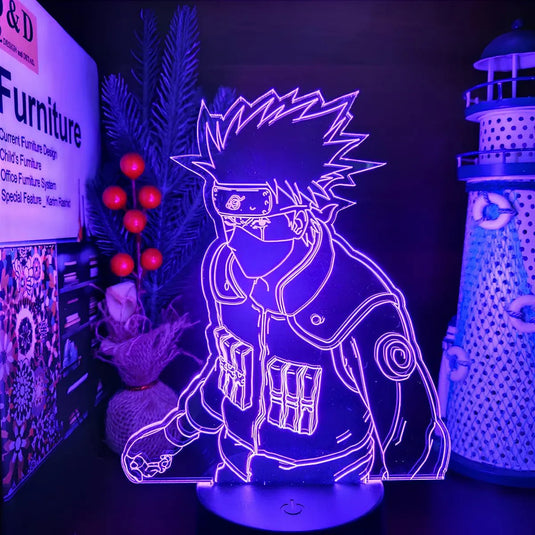 Lampe 3D LED Naruto  Kakashi Hatake