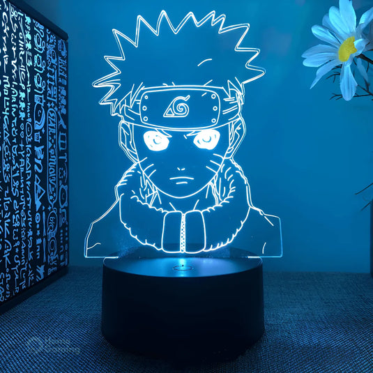 Lampe 3D LED Naruto Ninja manga