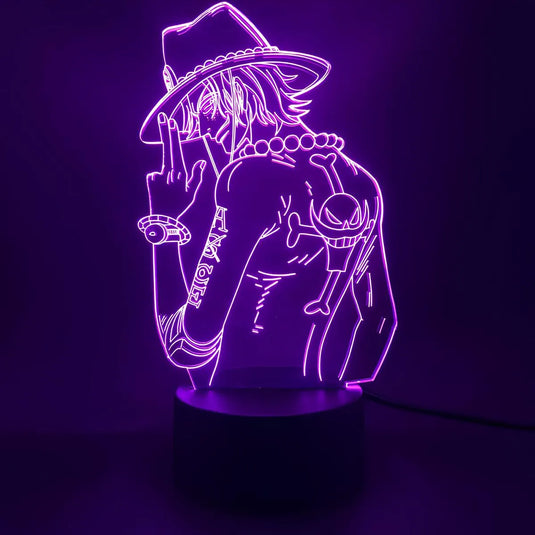 lampe 3d led one piece ace