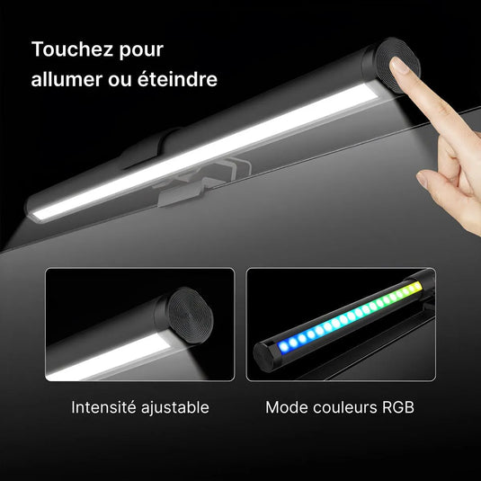 lampe de bureau led ordinateur support