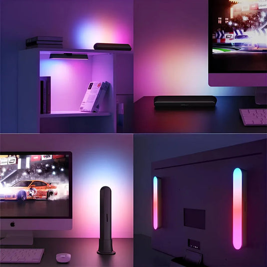 lampe led barre lumineuses tv bureau