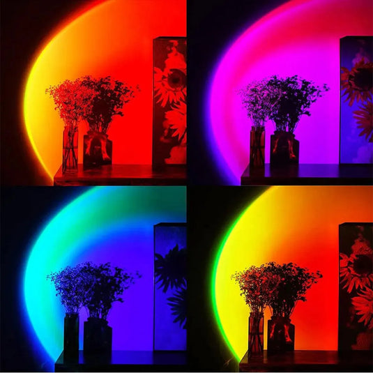 lampe led sunset projecteur coucher de soleil