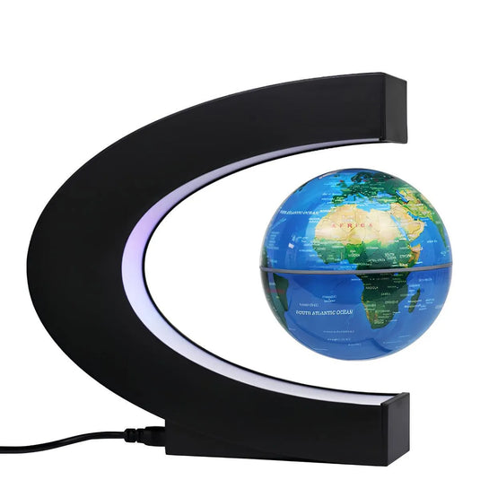 lampe levitation globe terrestre lumineux