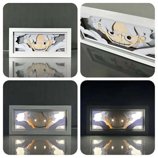 Lightbox anime luffy gear 5 one piece