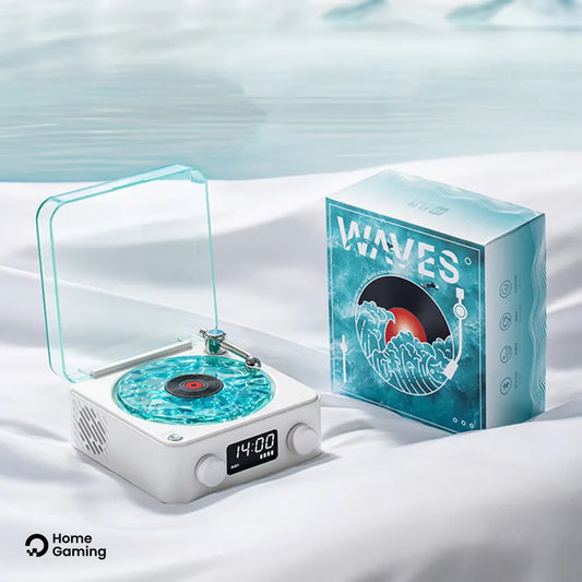 Mini enceinte bluetooth portable vinyle