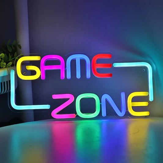 Neon gamer led bureau