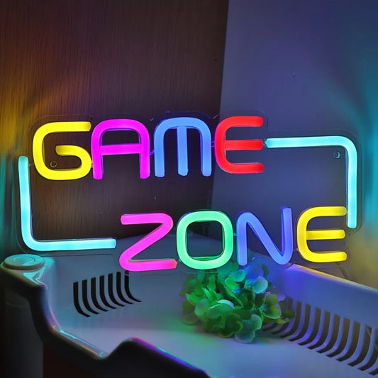 Neon led game zone