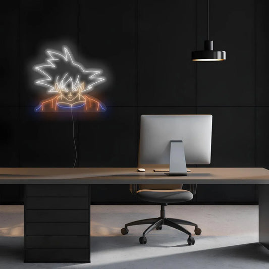 Neon LED mural Goku Dragon Ball Z