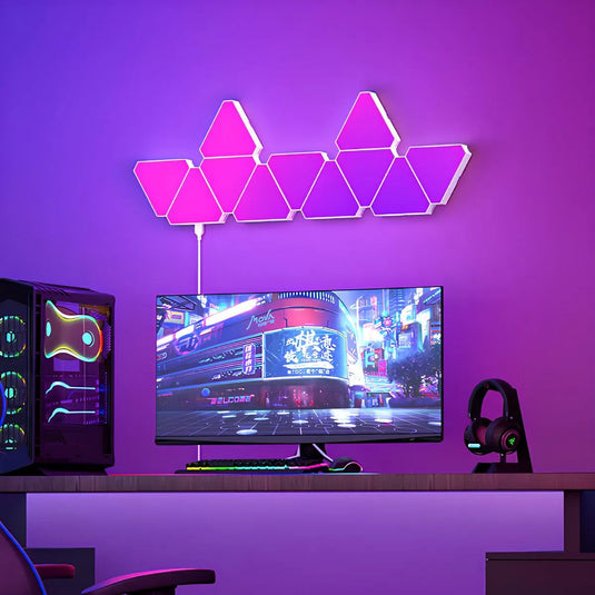 panneau led rgb chambre gaming