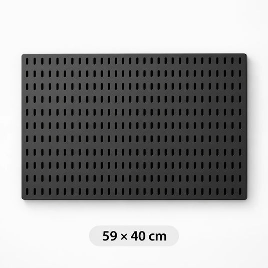 Panneau perforé de bureau – Pegboard gaming noir