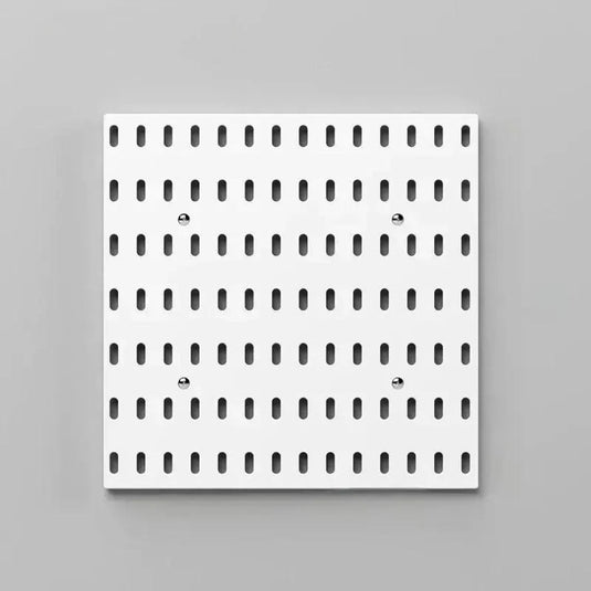 pegboard organisateur mural rangement blanc