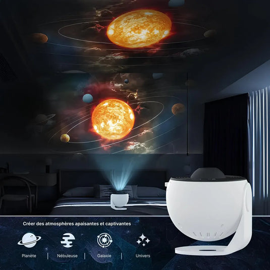 Projecteur lampe plafond galaxie