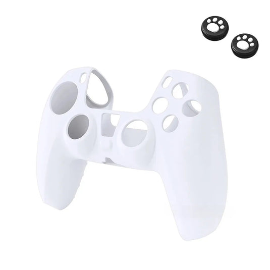 Protection manette PS5 silicone  blanc