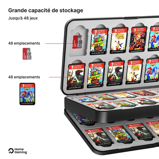 Boite de rangement jeux Switch