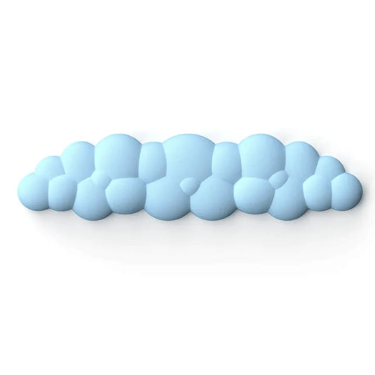 Repose poignet nuages clavier bleu