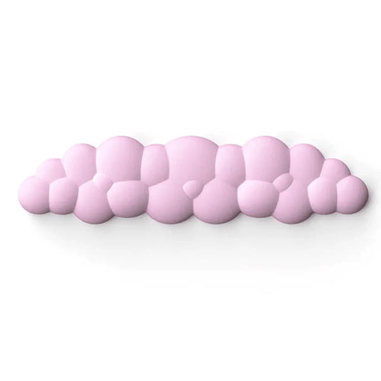 Repose poignet nuages clavier rose