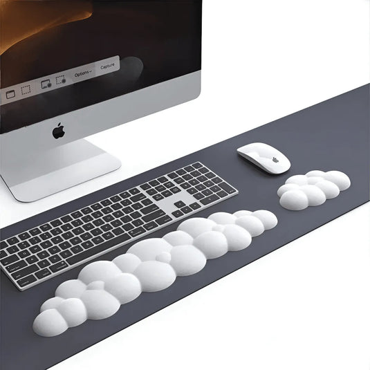 Repose poignet nuages clavier