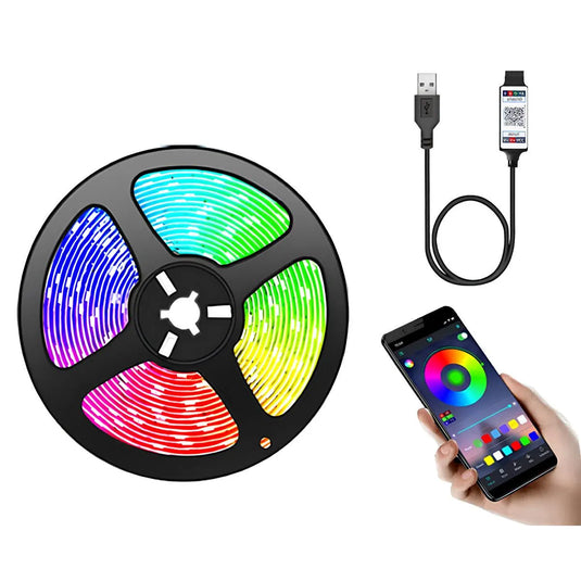 ruban led rgb bluetooth application