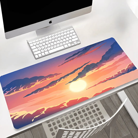 Tapis de souris XXL coucher de soleil anime japon