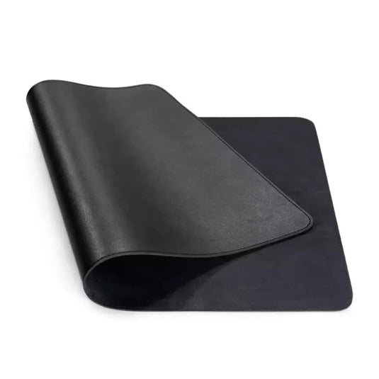 Grand tapis de souris XXL cuir imperméable noir