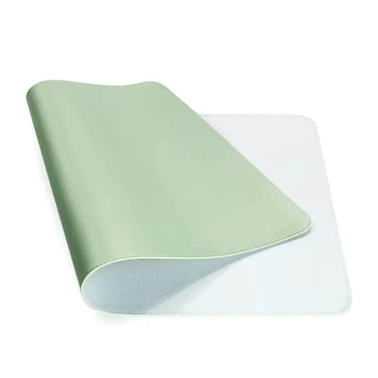 Grand tapis de souris XXL cuir imperméable vert