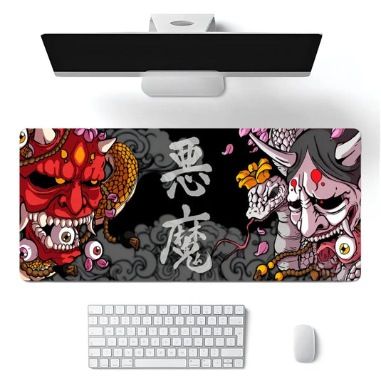 Tapis de souris xxl demon japonais