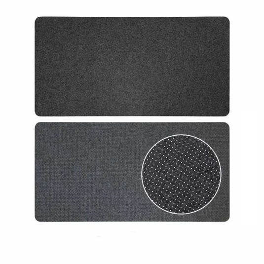 tapis de souris xxl feutre de laine gris foncé