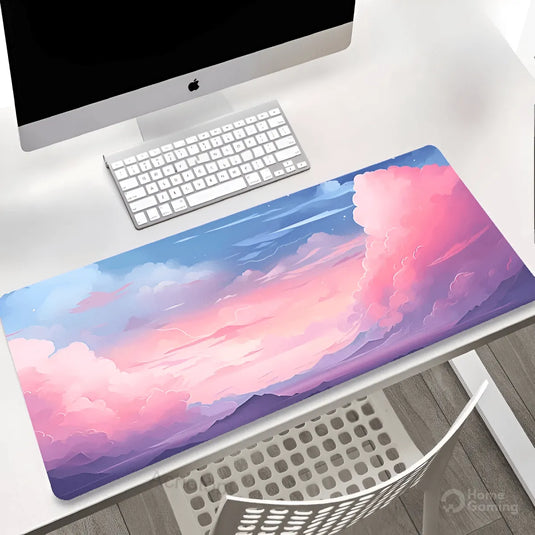 Tapis de souris XXL nuages kawaii