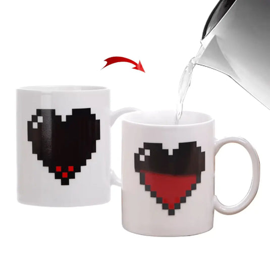 Tasse coeur magique chaleur