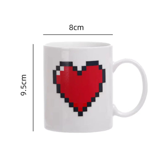 Tasse thé coeur magique