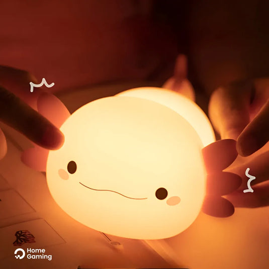 Veilleuse led nuit axolotl